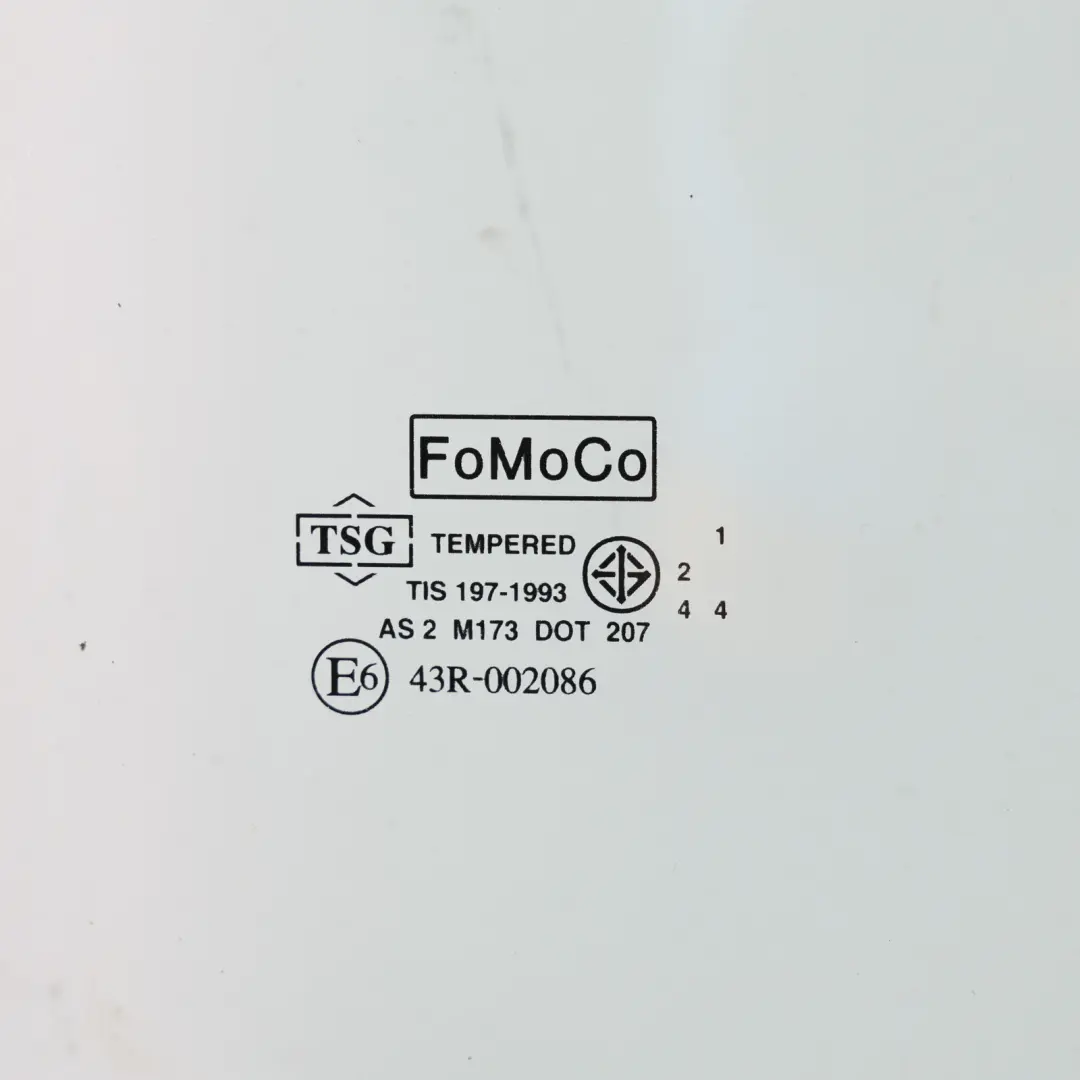 Mk4 Rear Door Window Glass Glazzing AS2 Right O/S 6M34-E25700-AE to Ford Ranger with Part number 4954879 Ford Ranger Mk4 Rear Door Window Glass Glazzing AS2 Right O/S 6M34-E25700-AE - SKU 4954879 - Part number 4954879