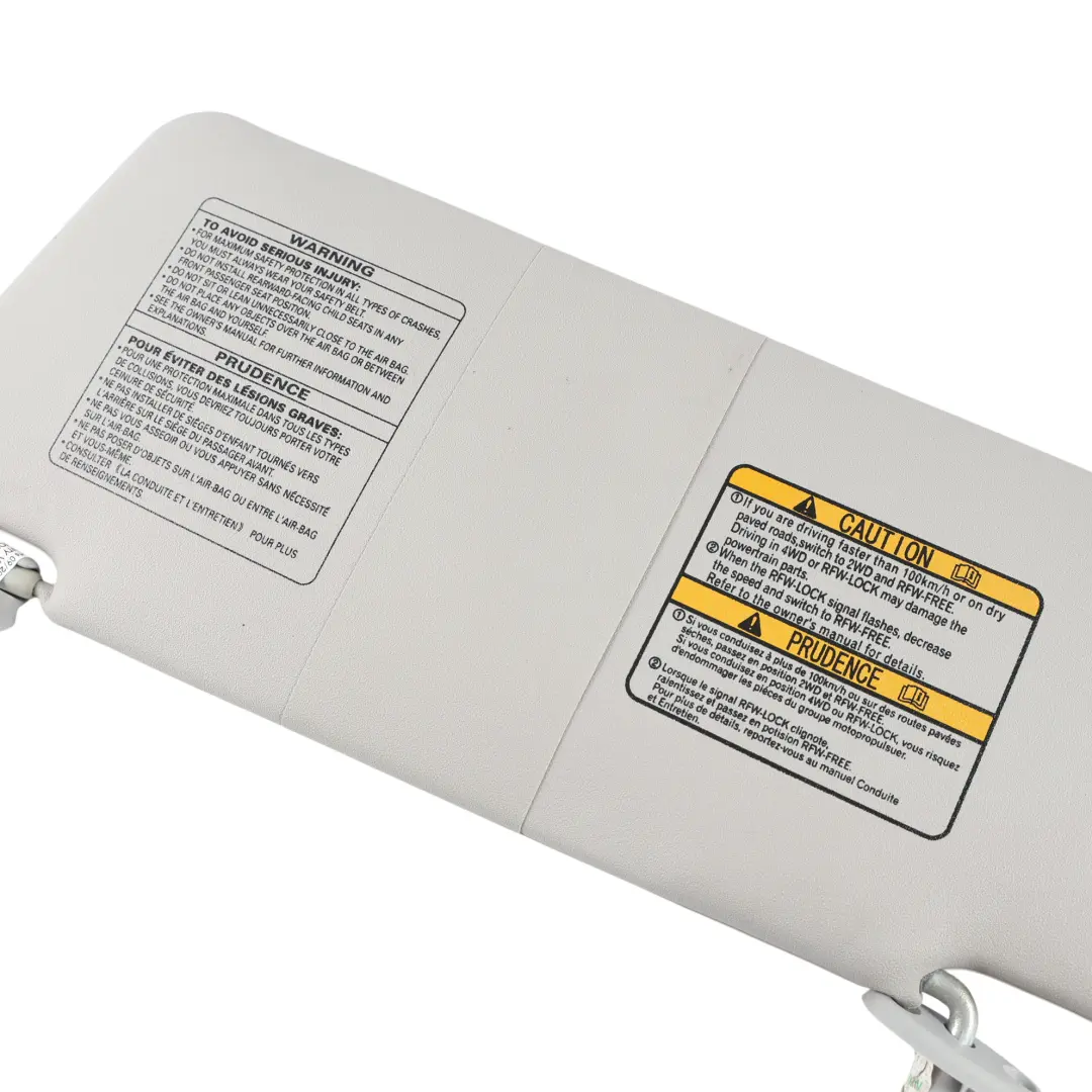 Ford Ranger MK4 Pare-Soleil Panneau Couverture Gris Gauche 6M34-J04145-BB77 - SKU 4955057 - Numéro de pièce 4955057