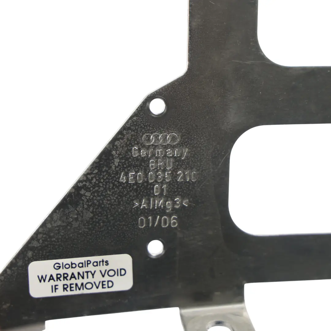 Amplifier Module Holder Carrier Support Bracket Mount to Audi A8 D3 with Part number 4E0035210 Audi A8 D3 Amplifier Module Holder Carrier Support Bracket Mount - SKU 4E0035210 - Part number 4E0035210