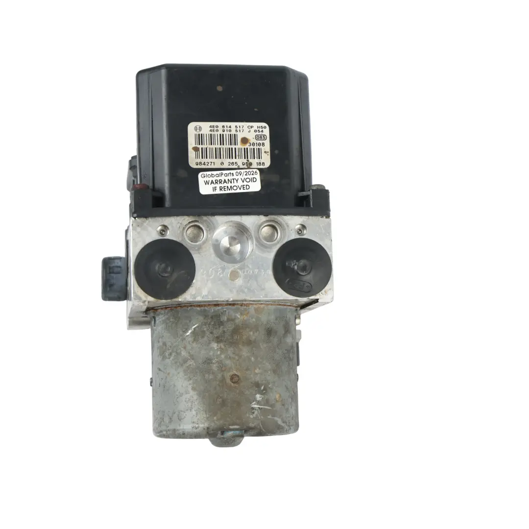 ABS Pump Modulator 3.2 V6 Petrol 4E0910517J to Audi A8 D3 with Part number 4E0614517CP Audi A8 D3 ABS Pump Modulator 3.2 V6 Petrol 4E0910517J - SKU 4E0614517CP - Part number 4E0614517CP