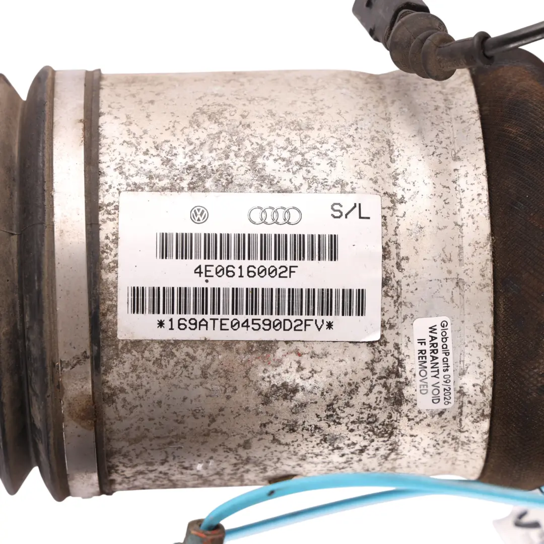 Pneumatic Rear Axle Shock Strut Absorber Right O/S to Audi A8 S8 D3 Air with Part number 4E0616002F Audi A8 S8 D3 Air Pneumatic Rear Axle Shock Strut Absorber Right O/S - SKU 4E0616002F - Part number 4E0616002F