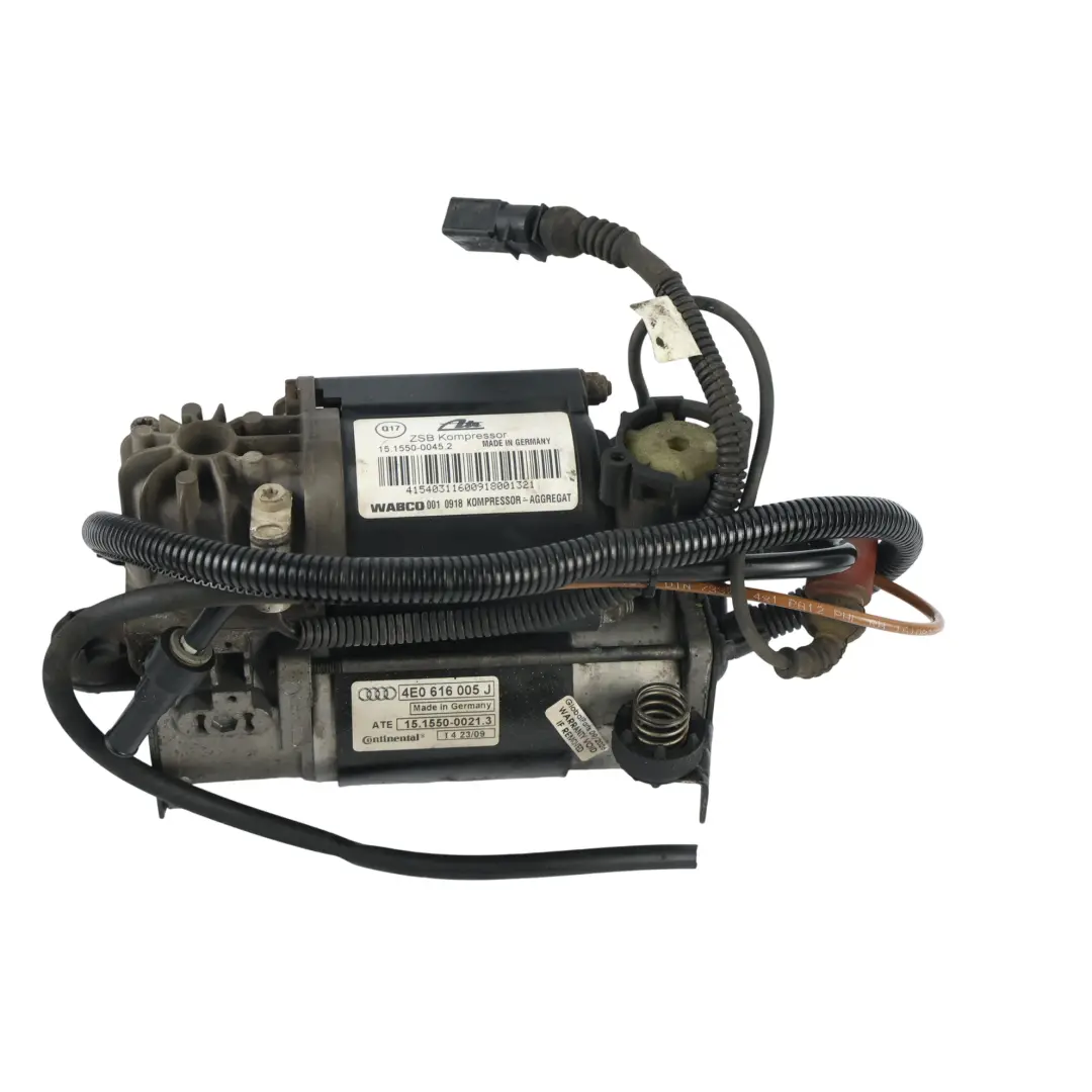 Compresor Bomba Suspensión Neumática para Audi A8 D3 con número de pieza 4E0616005J Audi A8 D3 Compresor Bomba Suspensión Neumática - SKU 4E0616005J - Número de pieza 4E0616005J