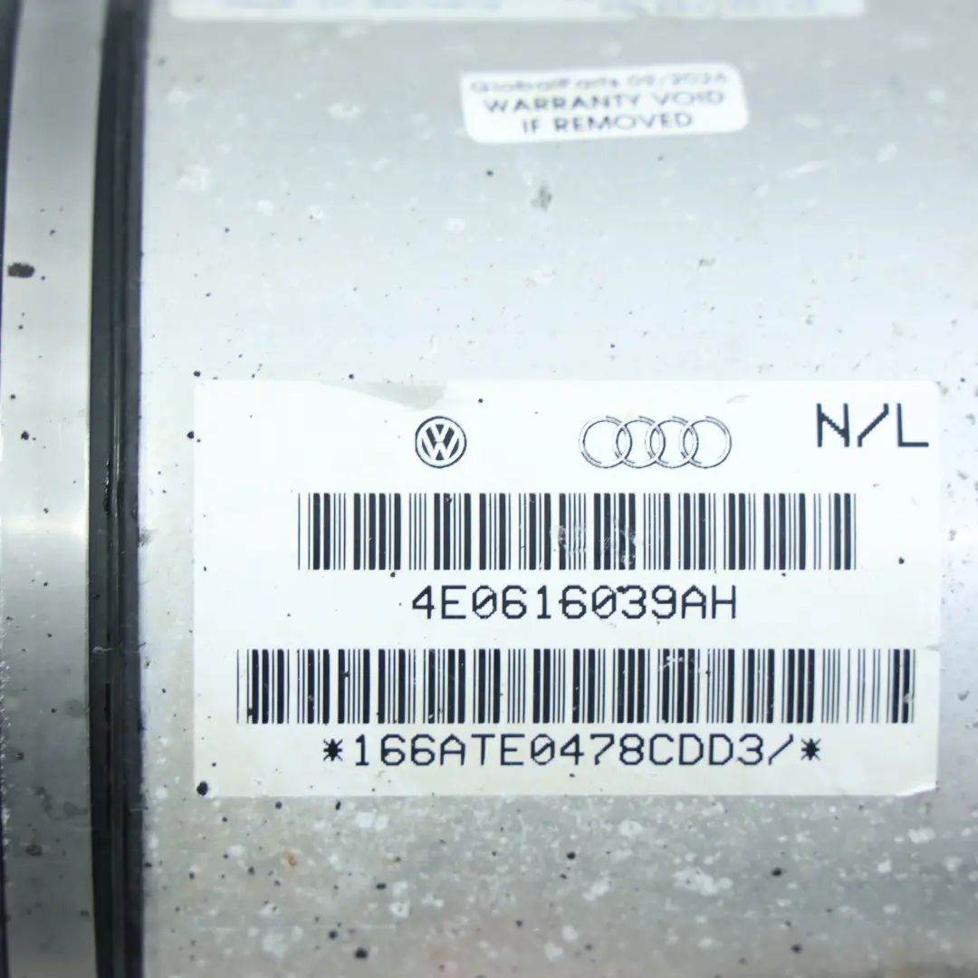 Pneumatic Front Left N/S Shock Absorber to Audi A8 4E S8 D3 Air with Part number 4E0616039AH Audi A8 4E S8 D3 Air Pneumatic Front Left N/S Shock Absorber - SKU 4E0616039AH - Part number 4E0616039AH