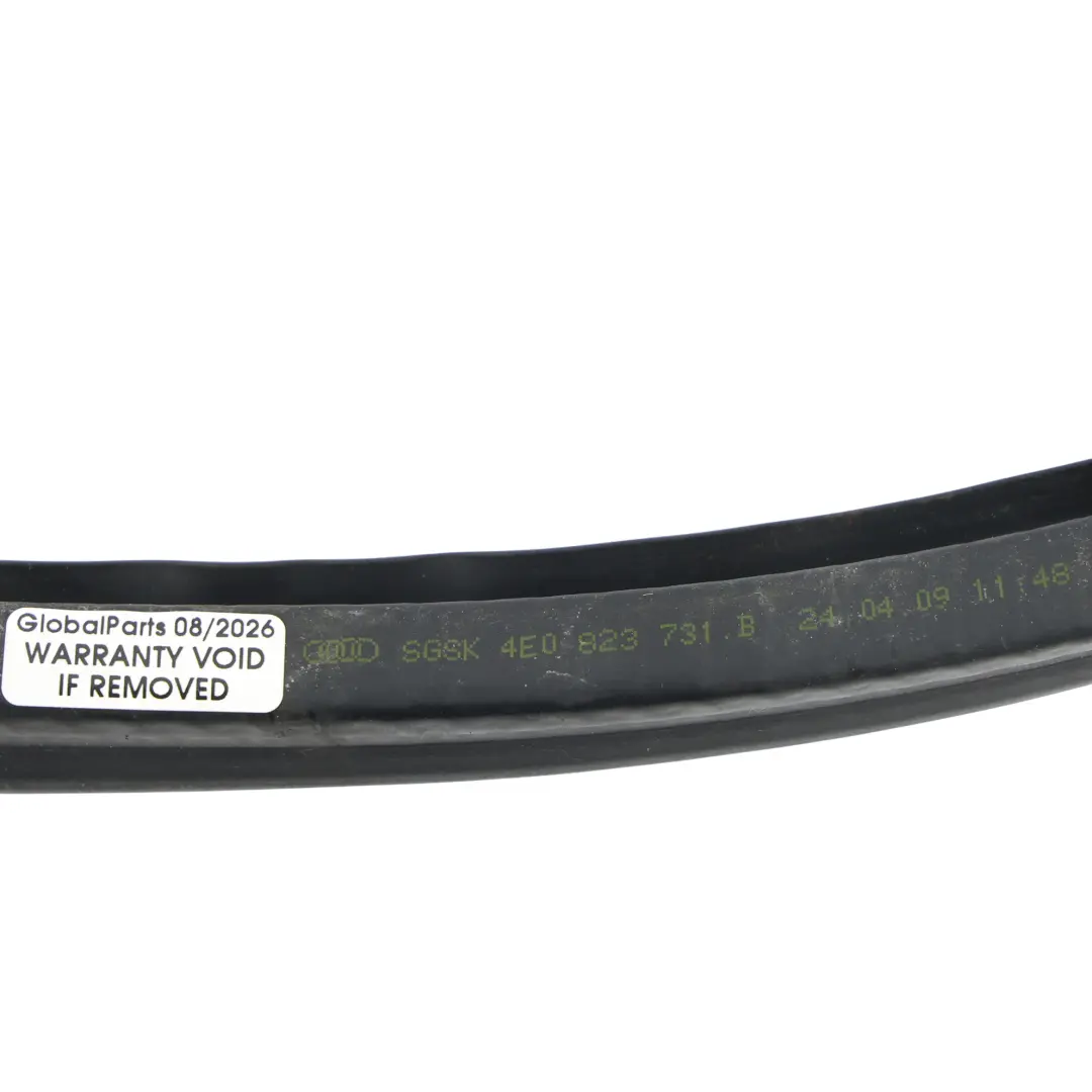 Front Hood Bonnet Strip Rubber Engine Gasket Seal to Audi A8 S8 D3 with Part number 4E0823731B Audi A8 S8 D3 Front Hood Bonnet Strip Rubber Engine Gasket Seal - SKU 4E0823731B - Part number 4E0823731B