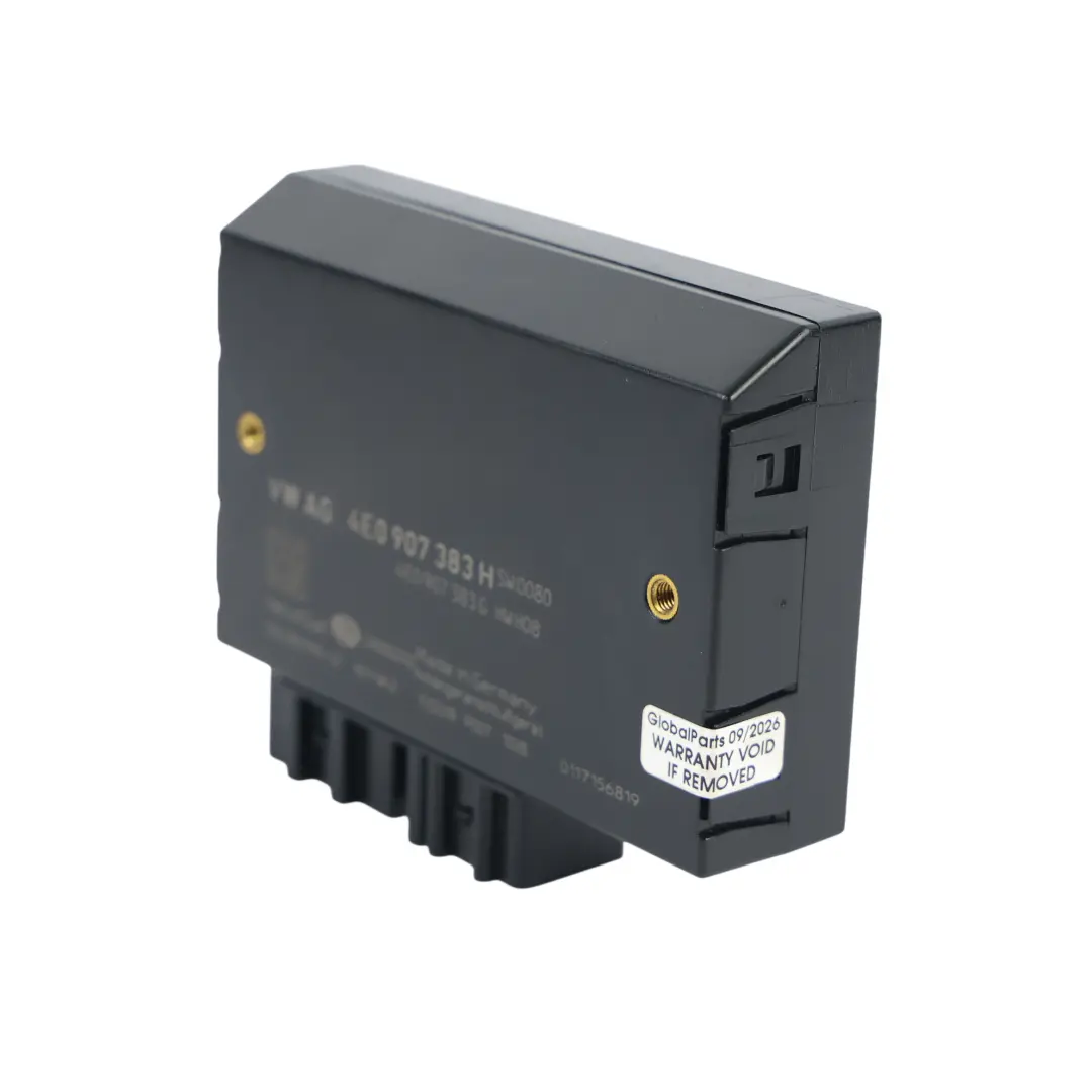 Audi A8 D3 Towbar Trailer Hitch Control Module Trailer Detection ECU - SKU 4E0907383H - Part number 4E0907383H