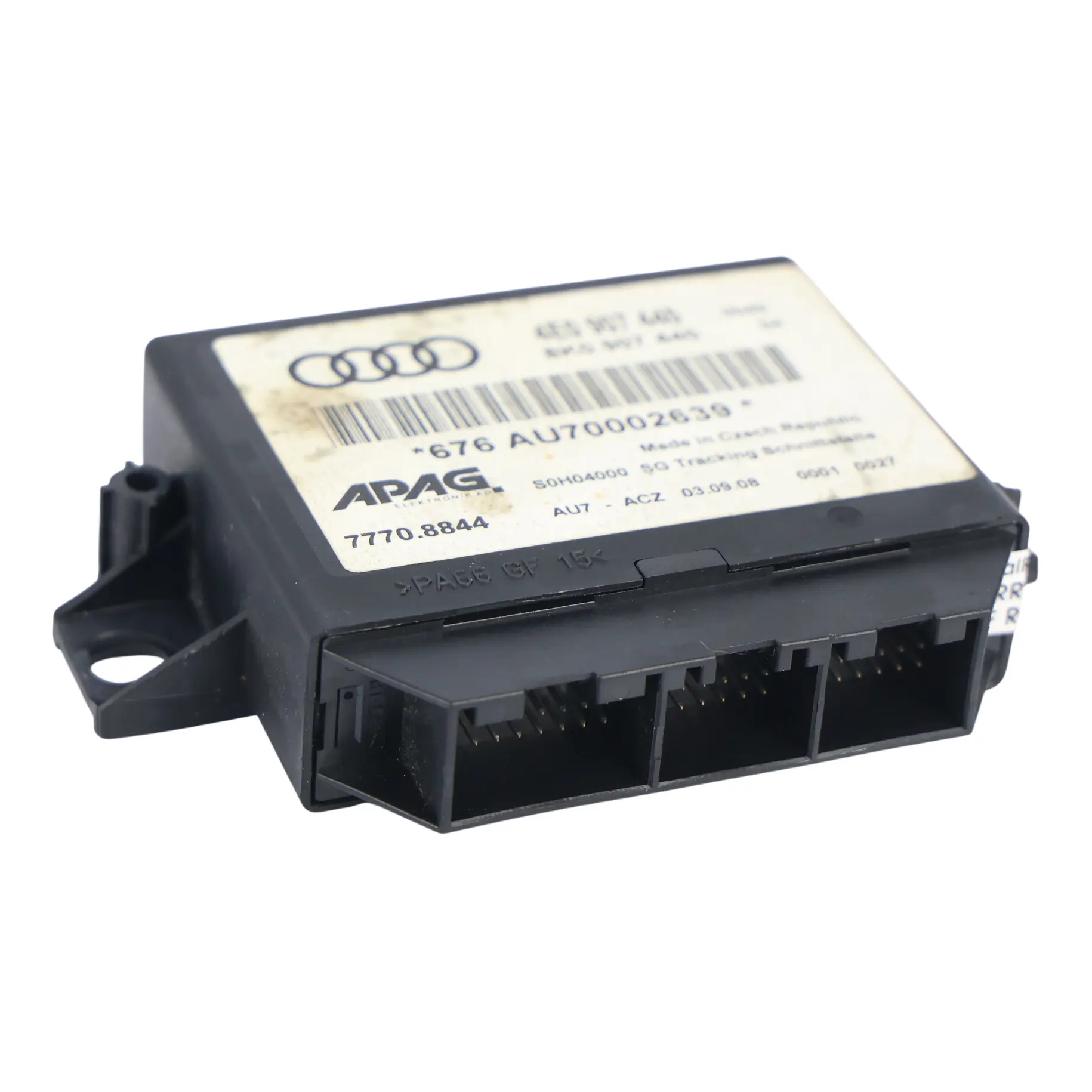 Audi A8 D3 Módulo Unidad Control Localización Rastreo Vehículo 4E0907440