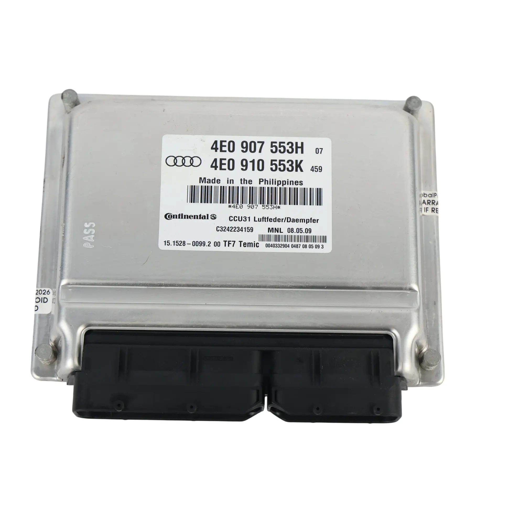 Audi A8 D3 Luftfederung Steuergerät Modul 4E0907553H