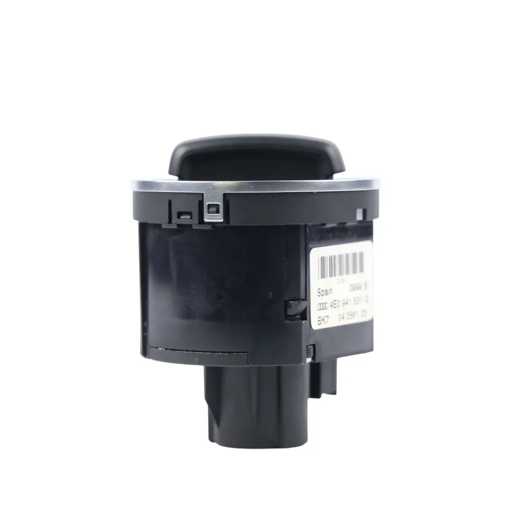Headlight Control Switch Soul Black to Audi A8 D3 A8 Sport T with Part number 4E0941531G Audi A8 D3 A8 Sport T Headlight Control Switch Soul Black - SKU 4E0941531G - Part number 4E0941531G
