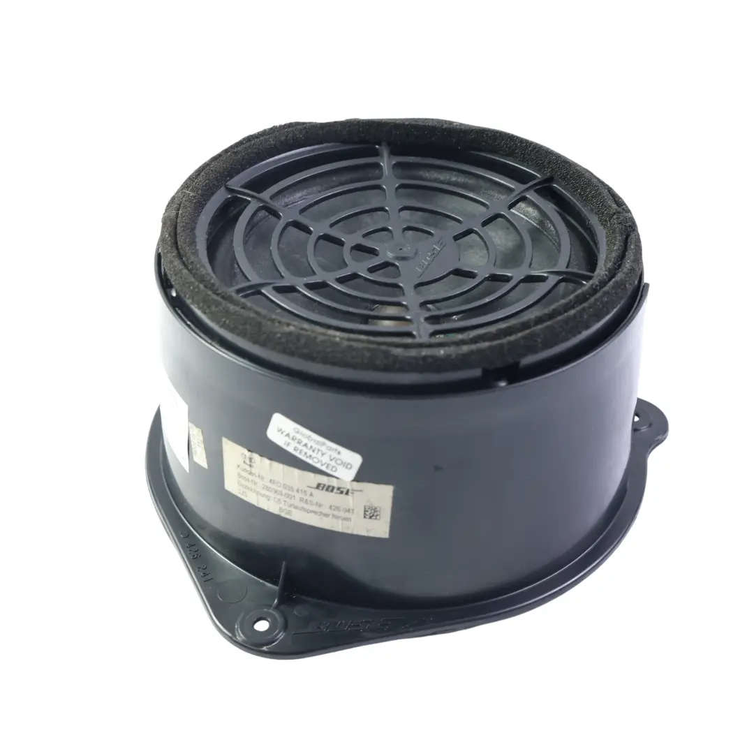 Altavoz Puerta Trasera Izquierda Derecha Bose para Audi Q7 4L con número de pieza 4F0035415A Audi Q7 4L Altavoz Puerta Trasera Izquierda Derecha Bose - SKU 4F0035415A - Número de pieza 4F0035415A