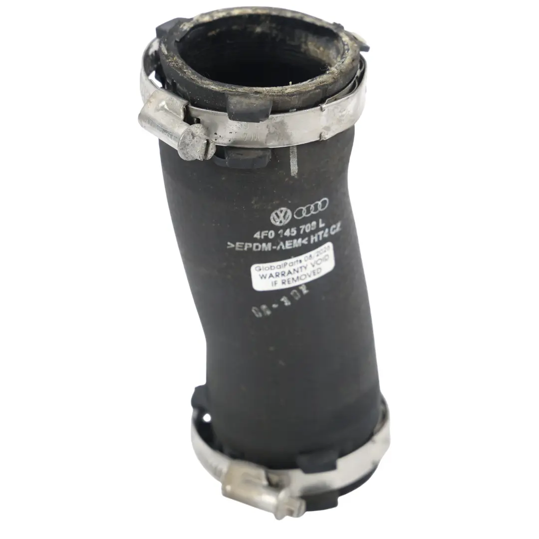 Pressure Line Pipe Tube Hose Lower Right O/S to Audi A6 C6 Intercooler with Part number 4F0145708L Audi A6 C6 Intercooler Pressure Line Pipe Tube Hose Lower Right O/S - SKU 4F0145708L - Part number 4F0145708L