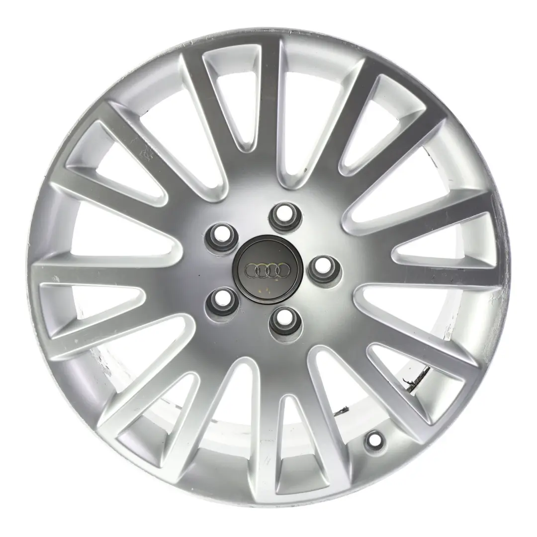 Alloy Rim 17" 7,5J ET:45 to Audi A4 B6 B7 Silver Wheel with Part number 4F0601025AK Audi A4 B6 B7 Silver Wheel Alloy Rim 17" 7,5J ET:45 - SKU 4F0601025AK-1 - Part number 4F0601025AK