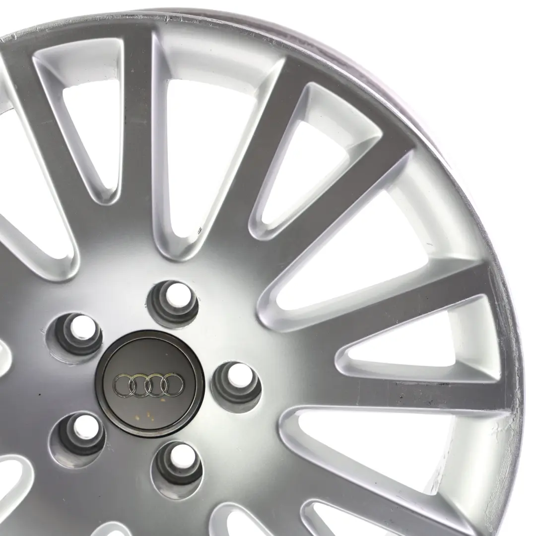 Audi A4 B6 B7 Felga Aluminiowa Srebrna 17" 7,5J ET:45 - SKU 4F0601025AK-1 - Numer Części 4F0601025AK