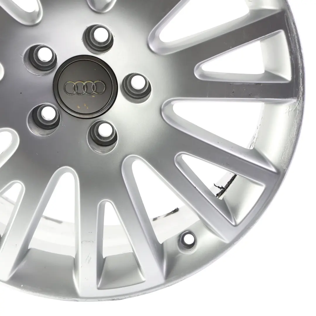 Alloy Rim 17" 7,5J ET:45 to Audi A4 B6 B7 Silver Wheel with Part number 4F0601025AK Audi A4 B6 B7 Silver Wheel Alloy Rim 17" 7,5J ET:45 - SKU 4F0601025AK-1 - Part number 4F0601025AK