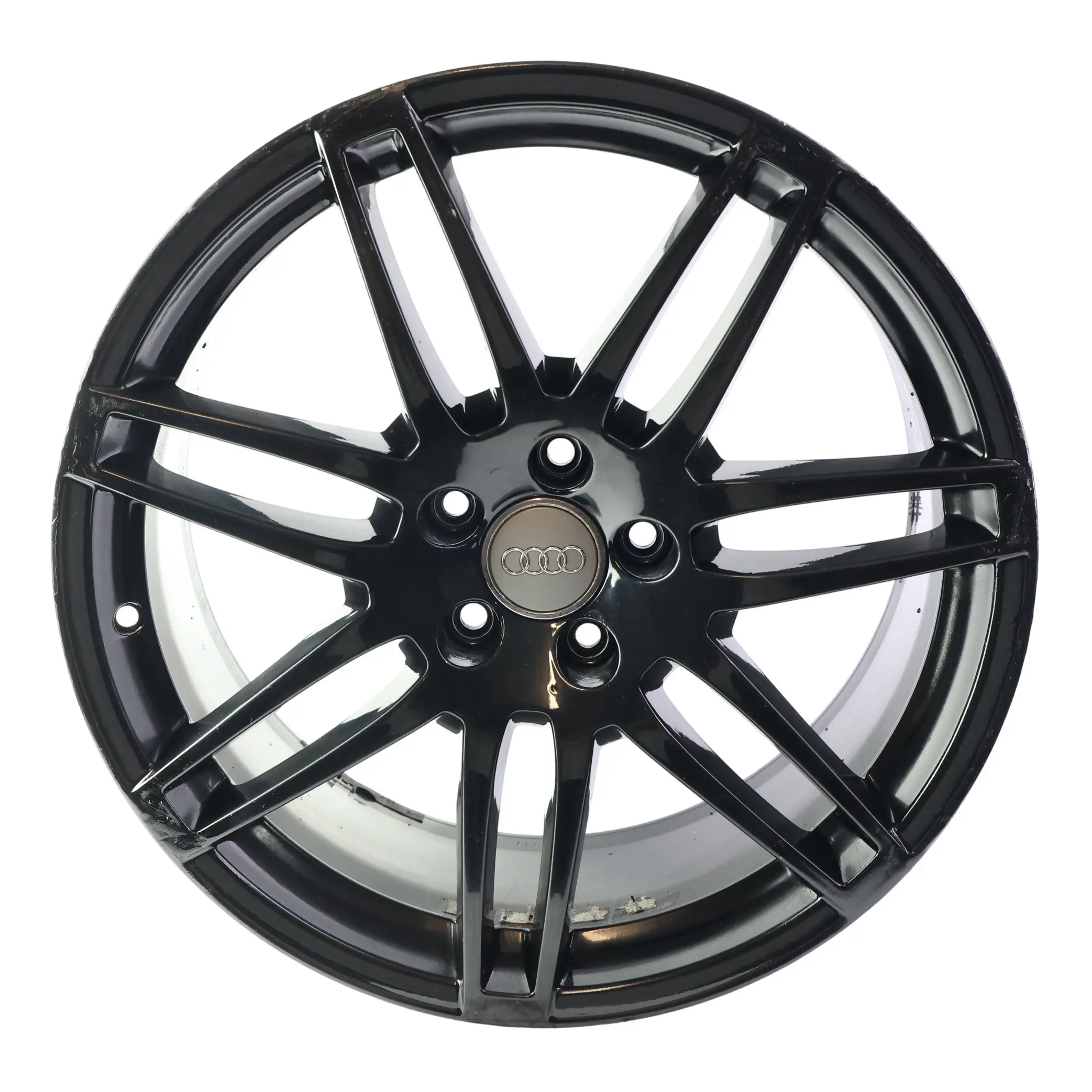 Audi A6 C6 Black Wheel Alloy Rim 19" 8,5J ET:48 Twin Spoke Le Mans 4F0601025BA