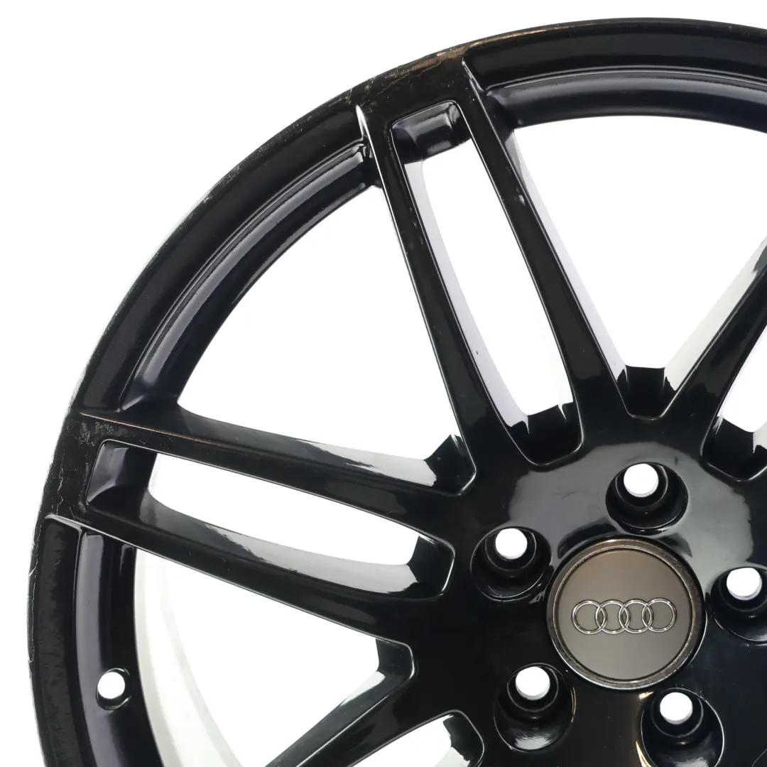 Alloy Rim 19" 8,5J ET:48 Twin Spoke Le Mans to Audi A6 C6 Black Wheel with Part number 4F0601025BA Audi A6 C6 Black Wheel Alloy Rim 19" 8,5J ET:48 Twin Spoke Le Mans - SKU 4F0601025BA-5 - Part number 4F0601025BA