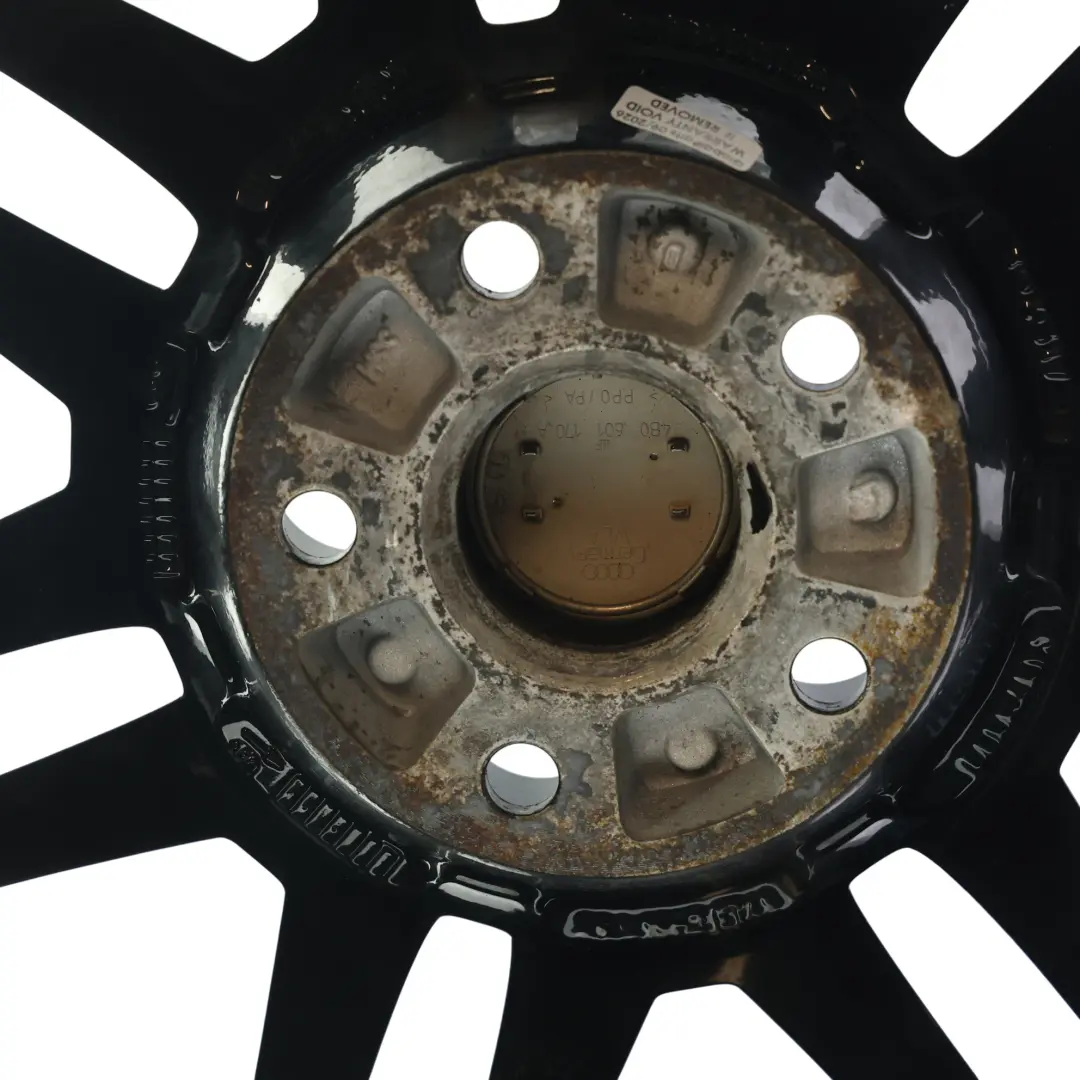 Audi A6 C6 Alloy Wheel Rim Black 19" 8,5J ET:48 Twin Spoke Le Mans - SKU 4F0601025BA-9 - Part number 4F0601025BA