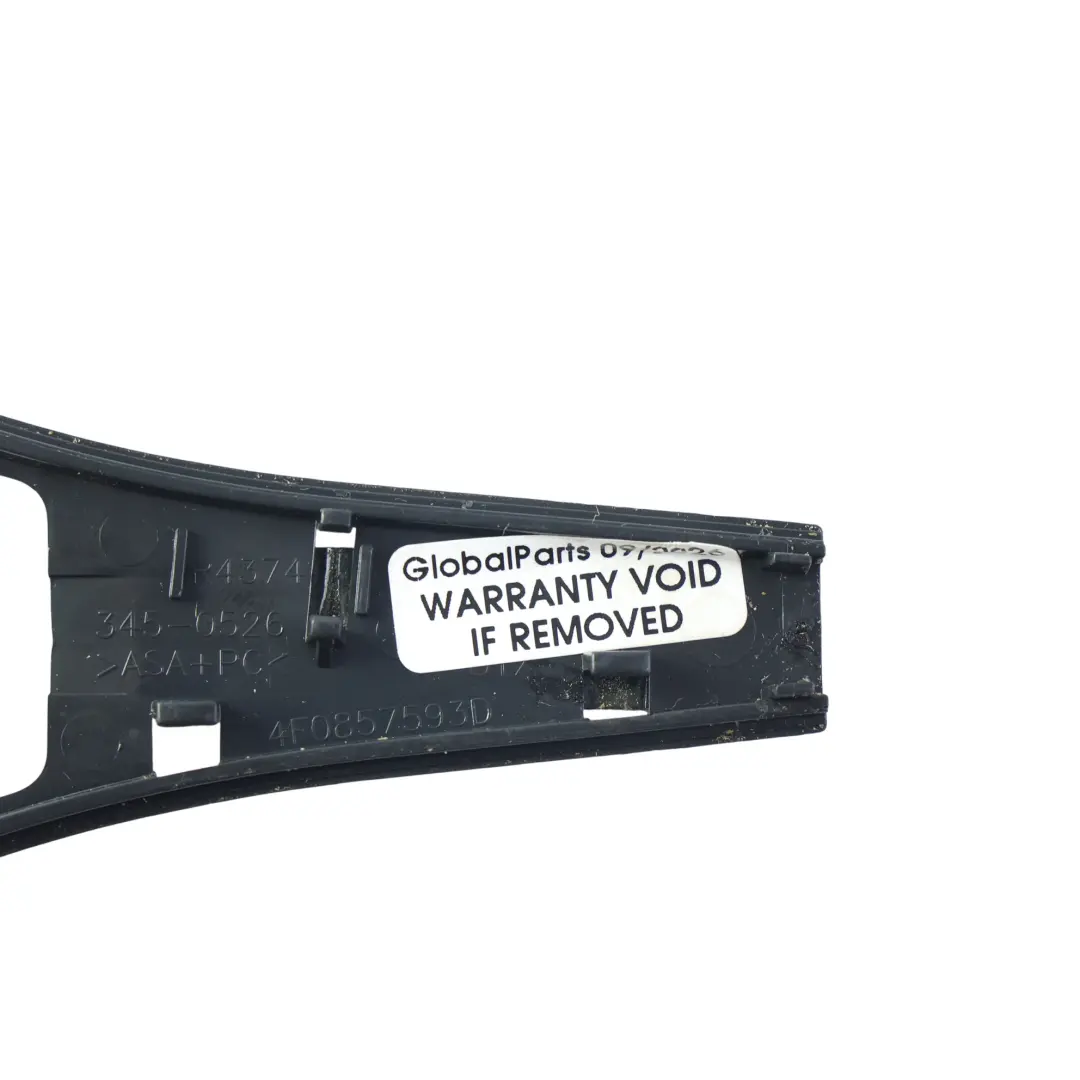 Audi A6 C6 Interior Rear View Mirror Cable Guide Mount Bracket - SKU 4F0857593D - Part number 4F0857593D