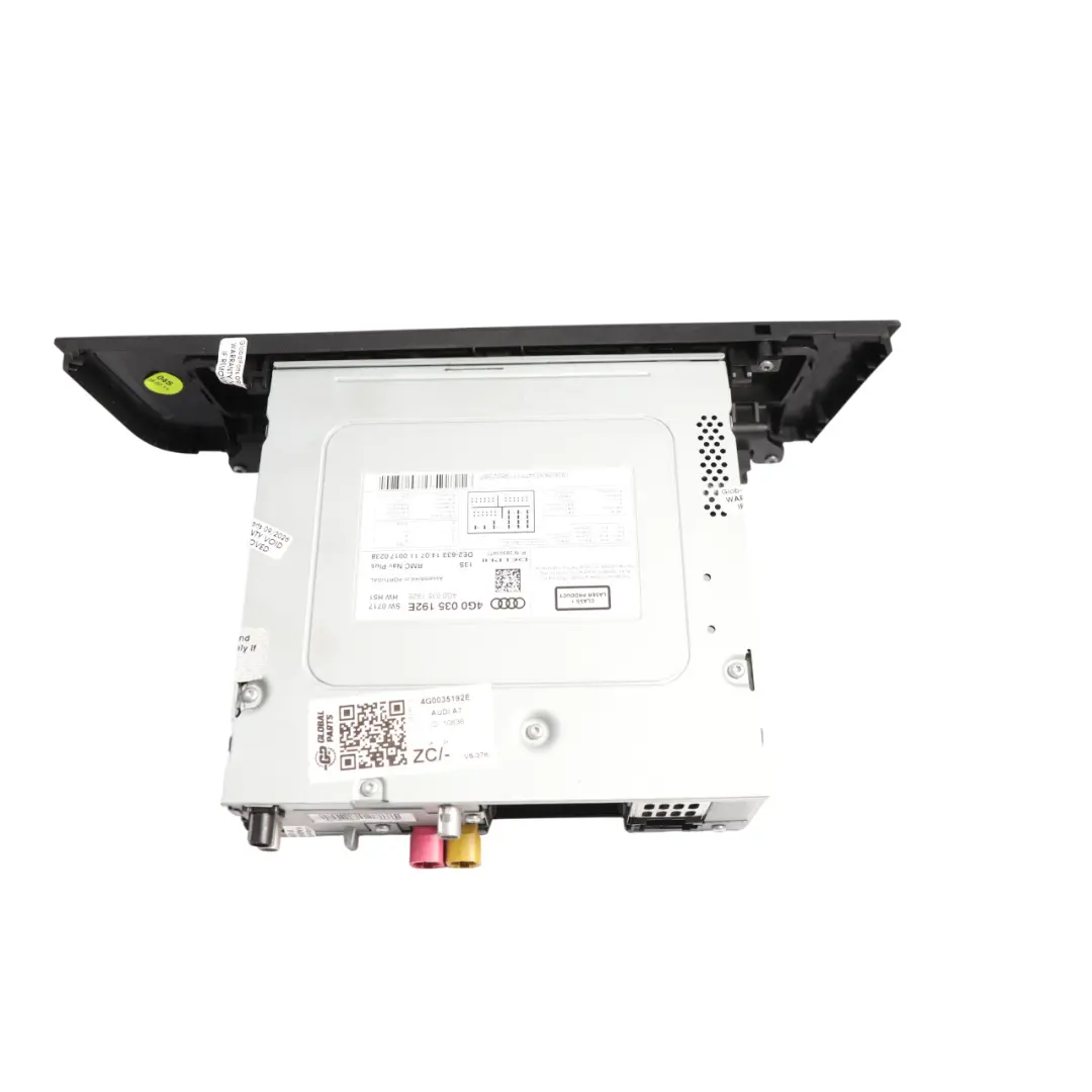 MMI Sat Nav DAB Multimedia Head Unit Radio Switch Panel to Audi A6 C7 A7 with Part number 4G0035192E Audi A6 C7 A7 MMI Sat Nav DAB Multimedia Head Unit Radio Switch Panel - SKU 4G0035192E - Part number 4G0035192E