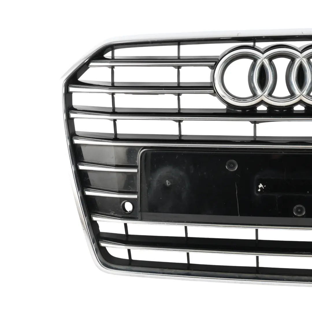 Audi A6 C7 Front Radiator Grille Trim Panel Beam Cover Chrome - SKU 4G0853651AE-1 - Part number 4G0853651AE