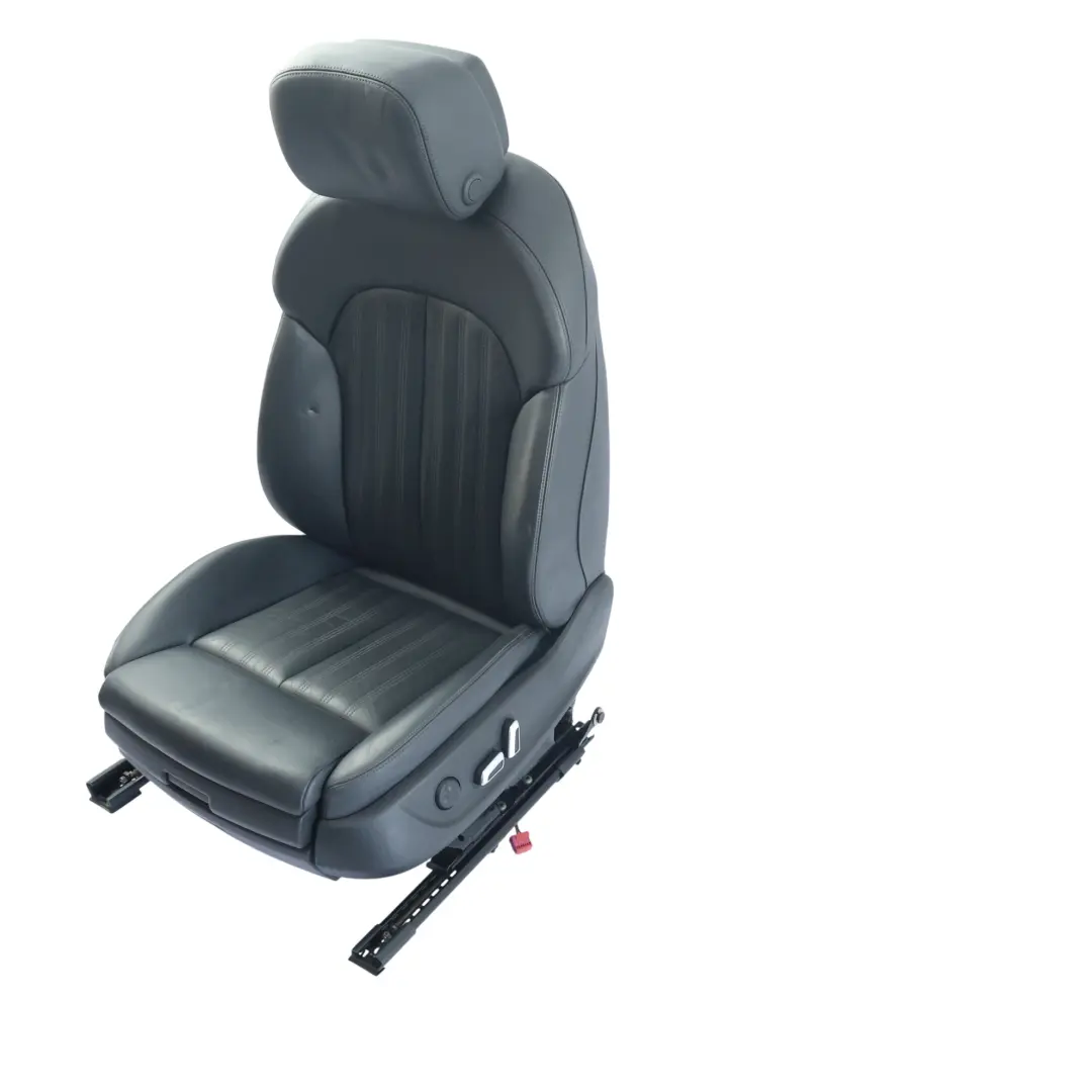 Audi A6 C7 Front Seat Electric Heated Interior Leather Soul Black Left N/S - SKU 4G0881805AE-1 - Part number 4G0881805AE