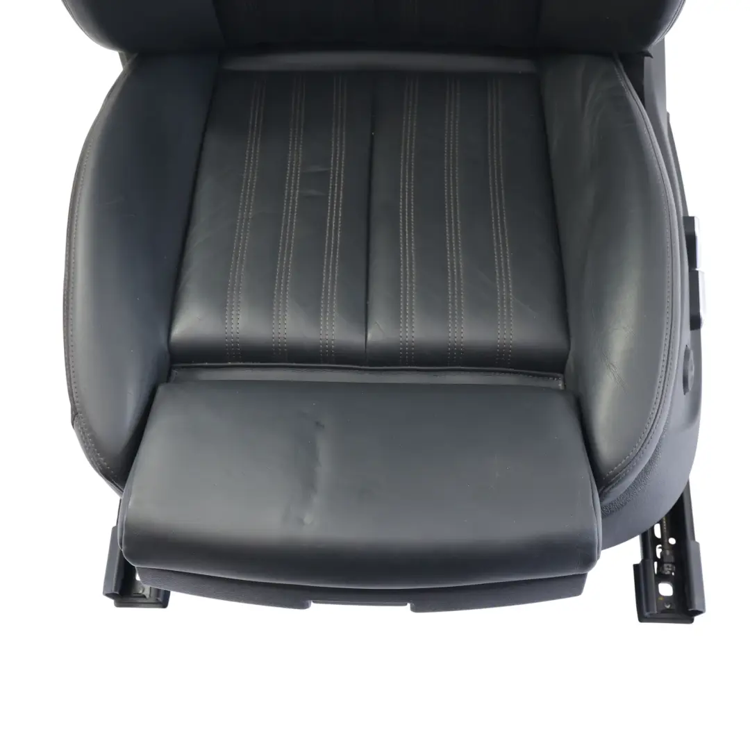 Audi A6 C7 Sedile Anteriore Elettrico Riscaldato Pelle Nero Sinistro - SKU 4G0881805AE-1 - Numero di parte 4G0881805AE