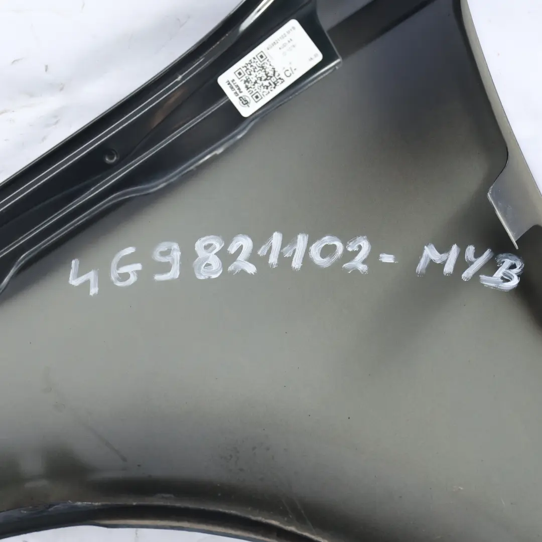Side Panel Wing Fender Front Right O/S Mythical Black - Y9T to Audi A6 Allroad 4G with Part number 4G9821102 Audi A6 Allroad 4G Side Panel Wing Fender Front Right O/S Mythical Black - Y9T - SKU 4G9821102-MYB - Part number 4G9821102