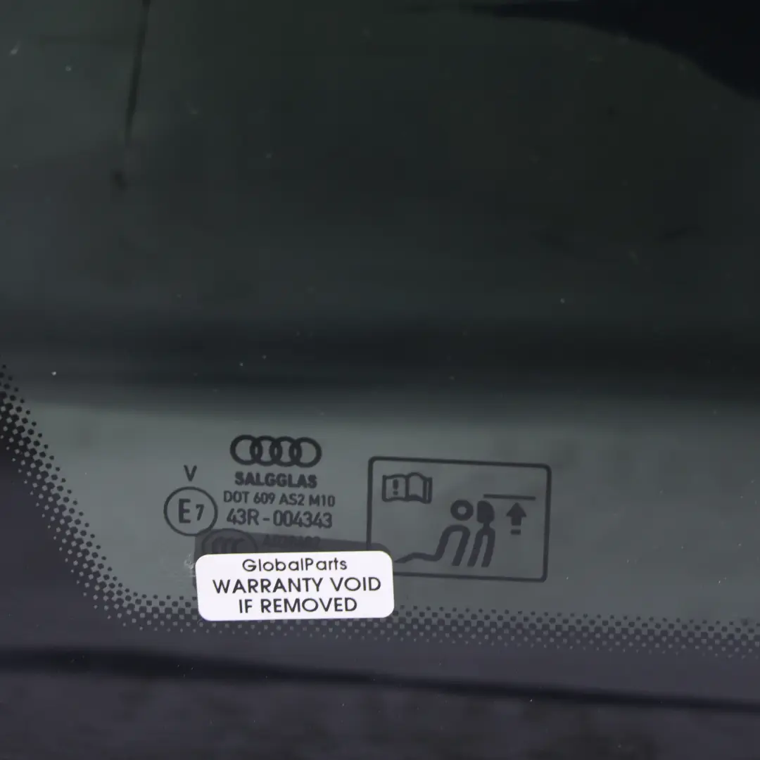 Audi A6 C7 Szyba Karoseryjna Tylna Lewa Trójkątna AS2 - SKU 4G9845297D - Numer Części 4G9845297D