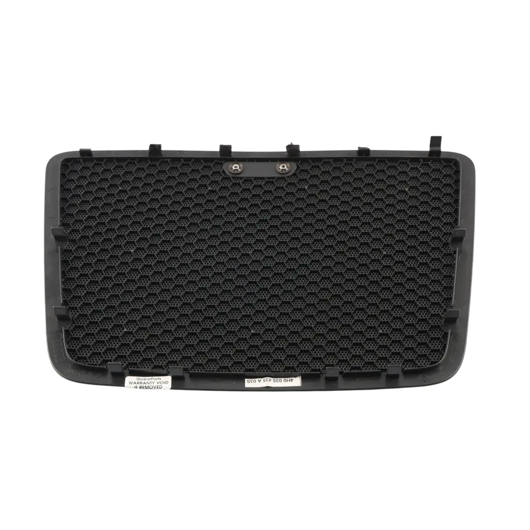 Audi A8 D4 Ripiano Posteriore Copertura Altoparlanti Bose Griglia - SKU 4H0035435A - Numero di parte 4H0035435A