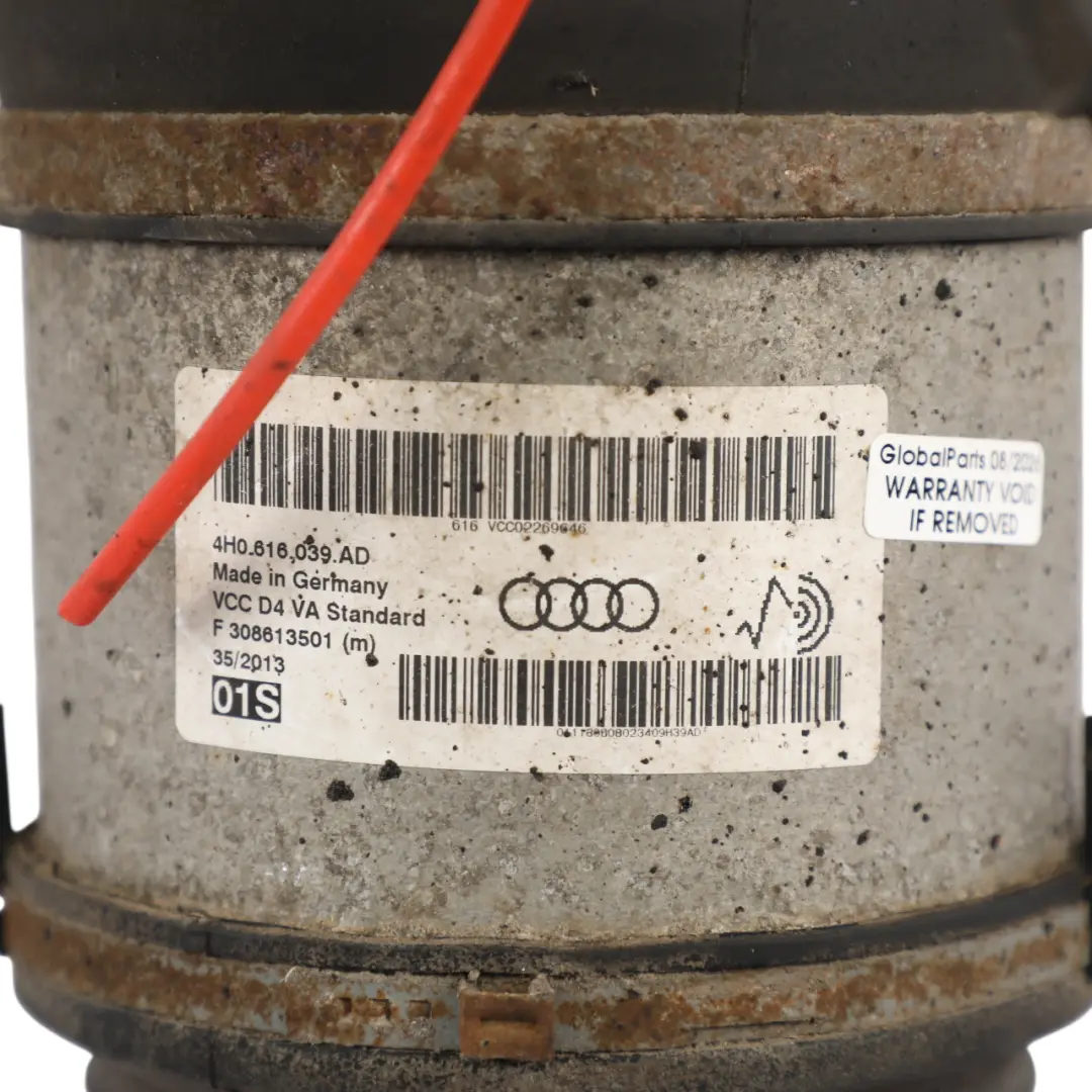Audi A8 D4 Front Shock Absorber Air Suspension Strut Left N/S - SKU 4H0616039AD-3 - Part number 4H0616039AD
