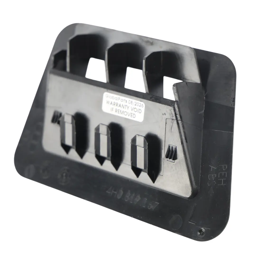 Audi A8 S8 4H D4 Front Footwell Vent Air Outlet Black Left N/S - SKU 4H0819167 - Part number 4H0819167