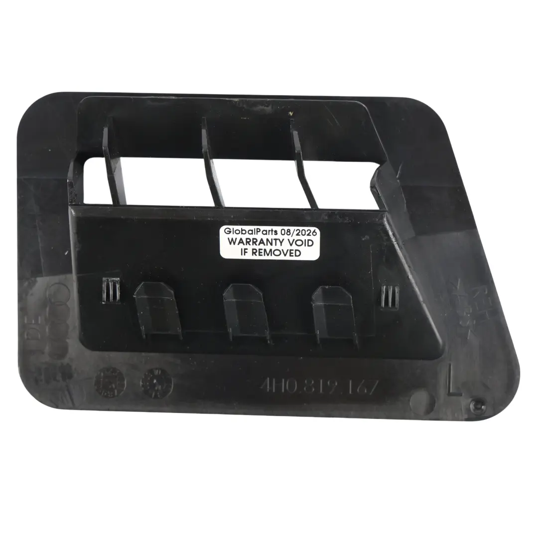 Sortie Air Aile Avant Noir Gauche pour Audi A8 S8 4H D4 à propos du numéro de pièce 4H0819167 Audi A8 S8 4H D4 Sortie Air Aile Avant Noir Gauche - SKU 4H0819167 - Numéro de pièce 4H0819167