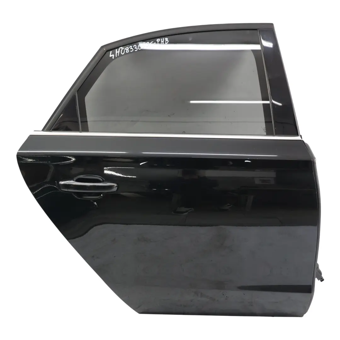 Audi A8 D4 Türverkleidung Hinten Rechts Phantomschwarz Z9Y - SKU 4H0833052C-PHB - Teilenummer 4H0833052C