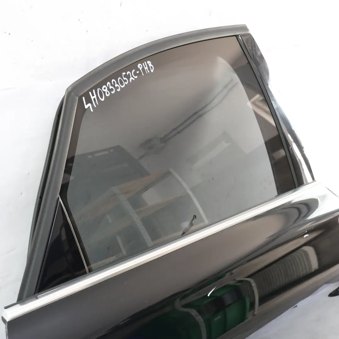 Audi A8 D4 Türverkleidung Hinten Rechts Phantomschwarz Z9Y - SKU 4H0833052C-PHB - Teilenummer 4H0833052C