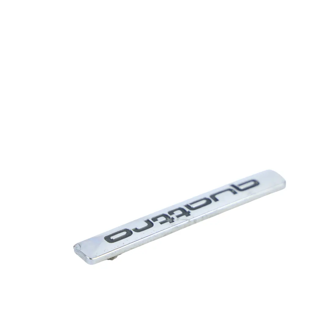 Audi Q3 8U Q5 8R A8 D4 Rear Badge Emblem Lettering Tailgate Chrome - SKU 4H0853737 - Part number 4H0853737