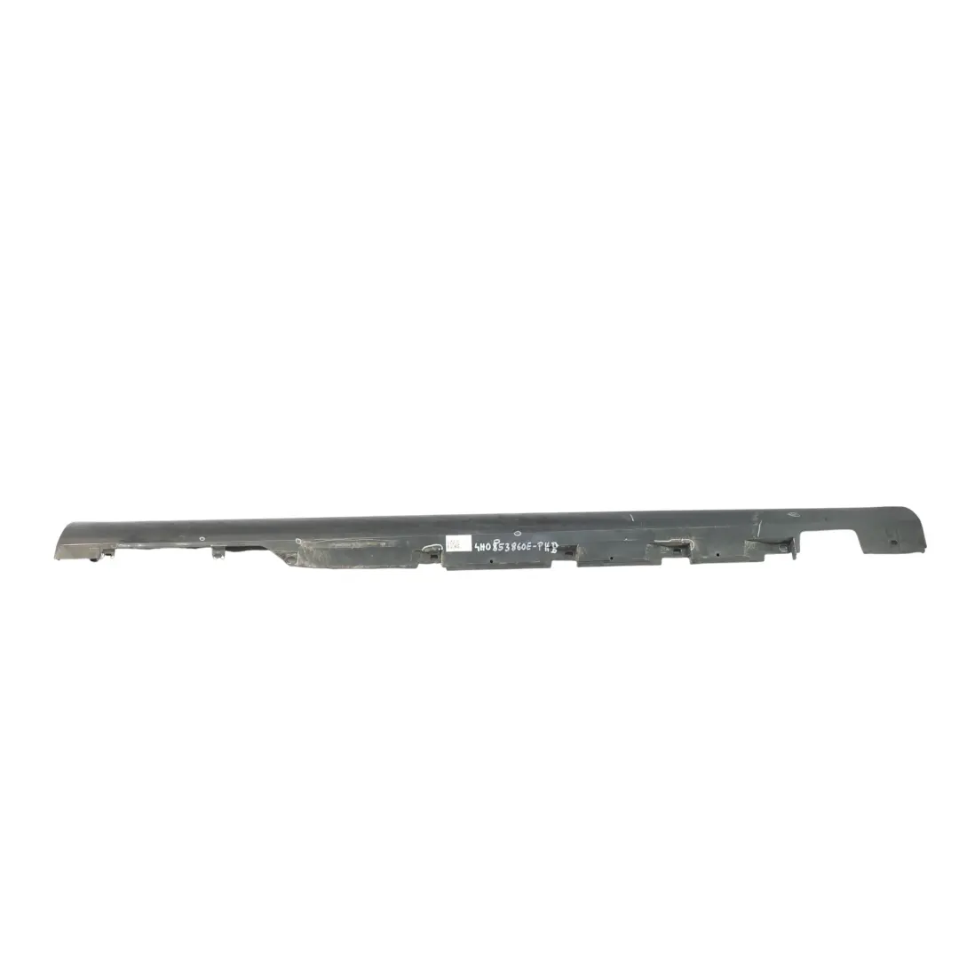 Audi A8 D4 Seitenschweller Abdeckung Rechts Phantomschwarz - SKU 4H0853860E-PHB - Teilenummer 4H0853860E