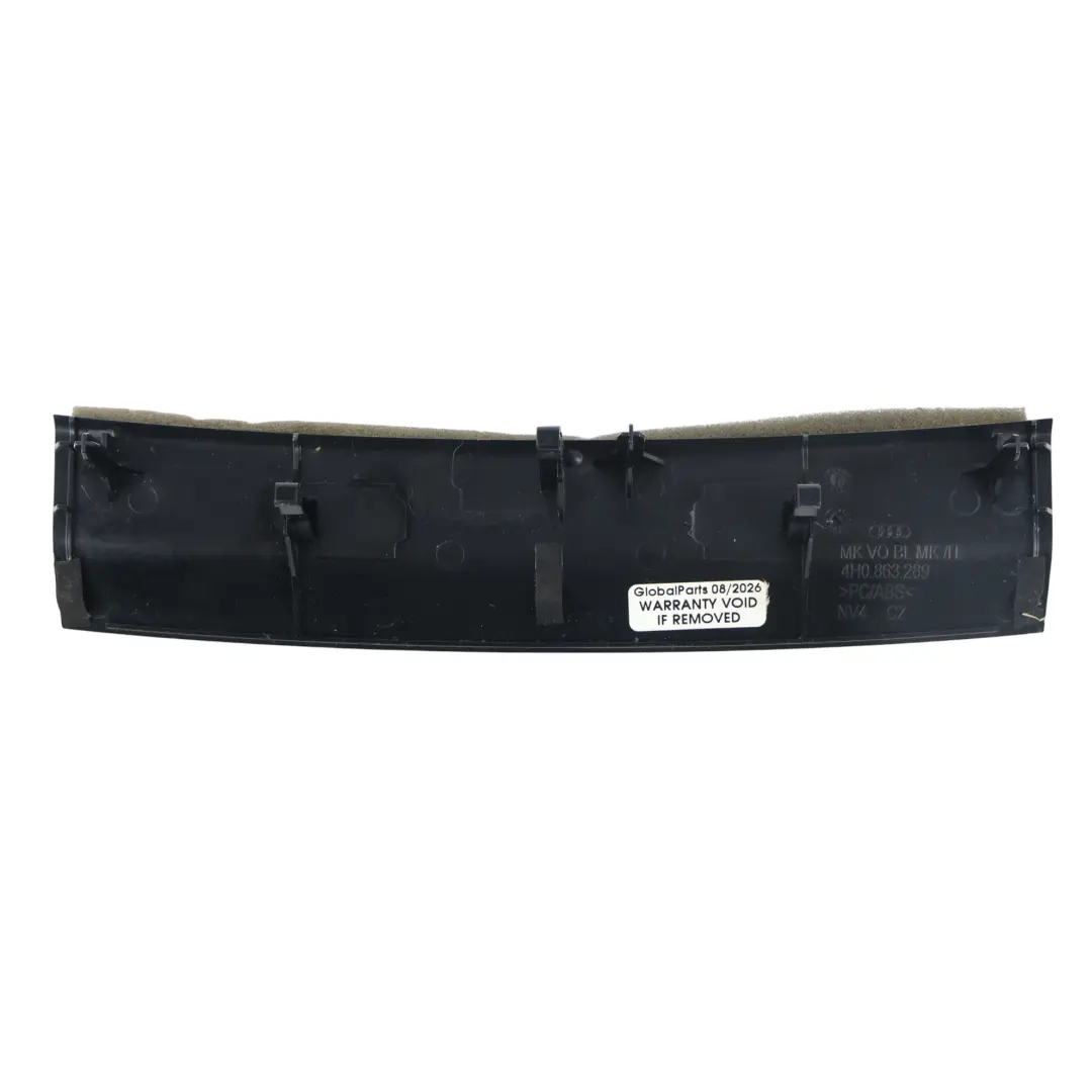 Audi A8 D4 Cornice Console Centrale Rivestimento Pannello - SKU 4H0863289A - Numero di parte 4H0863289A