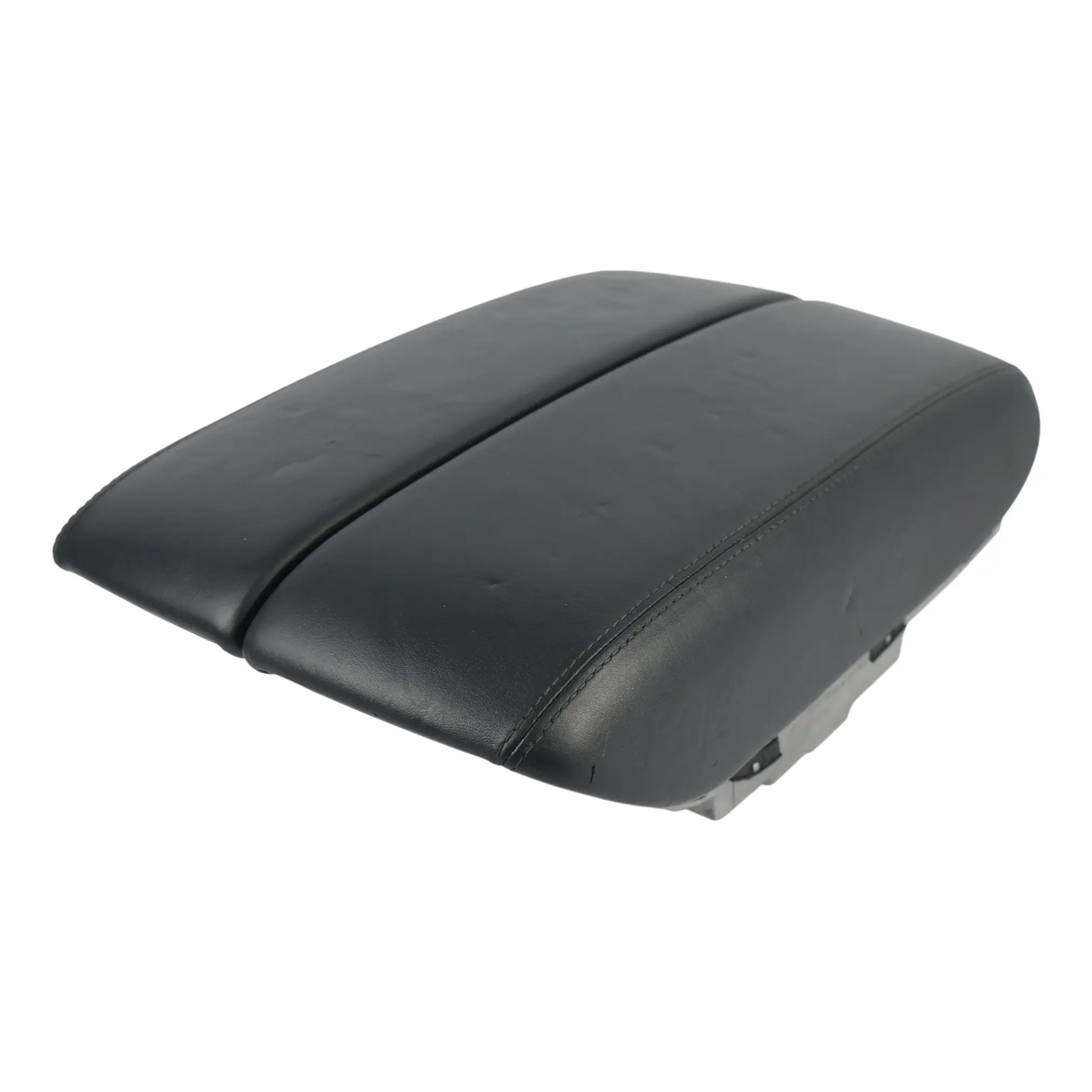 Audi A8L 4H Bracciolo anteriore Copri console centrale in pelle nera 4H0864206C