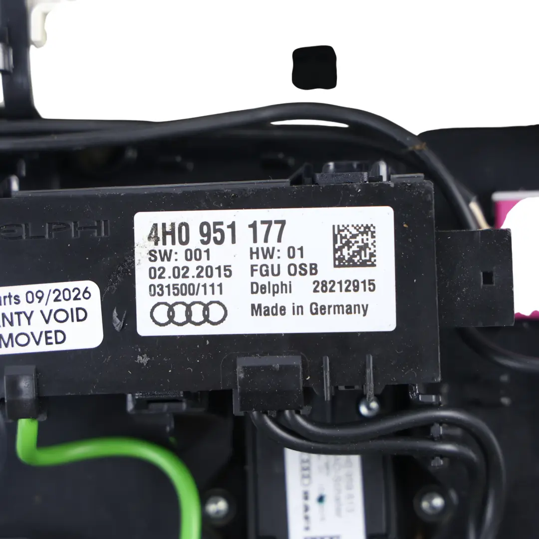 Audi A8 D4 Leselicht Innenraum Schiebedach Bedienung Ablagefach - SKU 4H0947135K - Teilenummer 4H0947135K