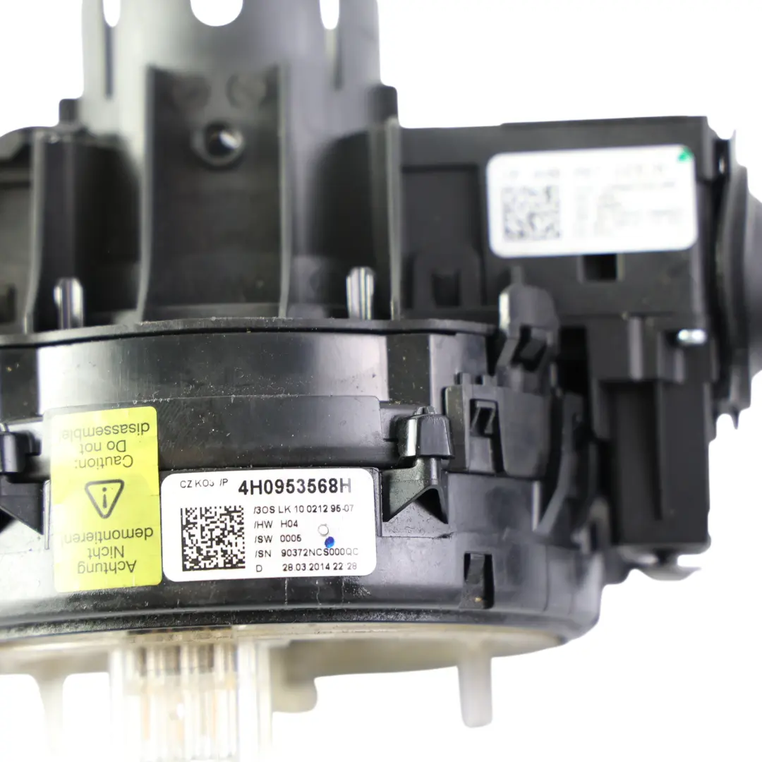 7P Slip Ring Indicator Wiper Stalk Switch Squib to Audi A8 D4 Touareg with Part number 4H0953568H Audi A8 D4 Touareg 7P Slip Ring Indicator Wiper Stalk Switch Squib - SKU 4H0953568H - Part number 4H0953568H