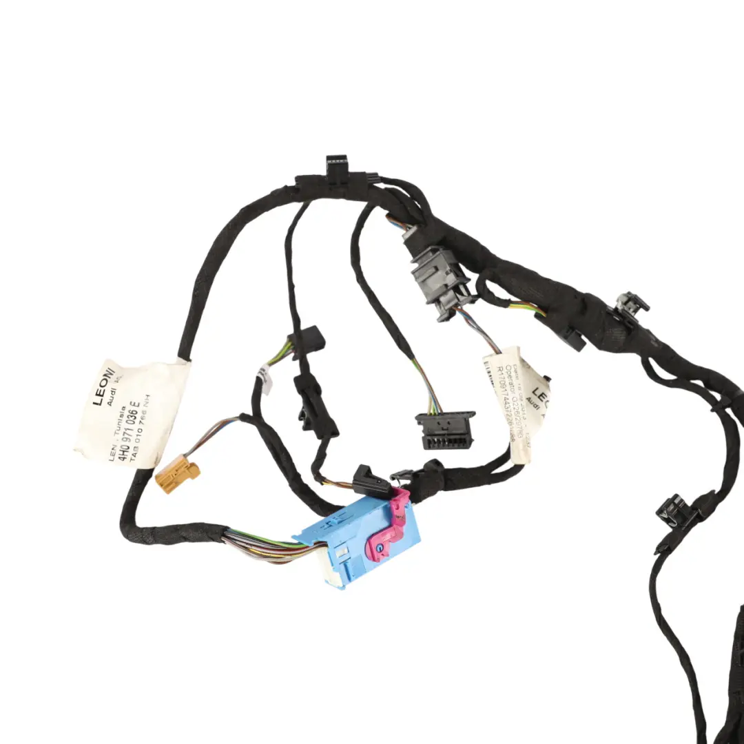 Kabelbaum Vordertür Rechts für Audi A8 D4 mit Teilenummer 4H0971036E Audi A8 D4 Kabelbaum Vordertür Rechts - SKU 4H0971036E - Teilenummer 4H0971036E
