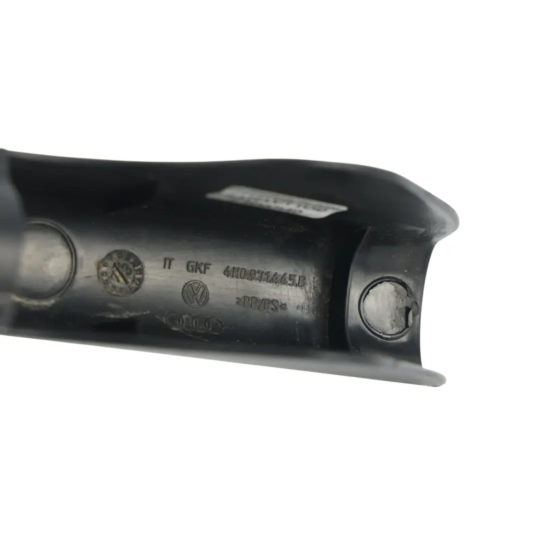 Cubierta Bisagra Maletero Panel Moldura Izquierda para Audi A8 D4 con número de pieza 4H0971445B Audi A8 D4 Cubierta Bisagra Maletero Panel Moldura Izquierda - SKU 4H0971445B - Número de pieza 4H0971445B