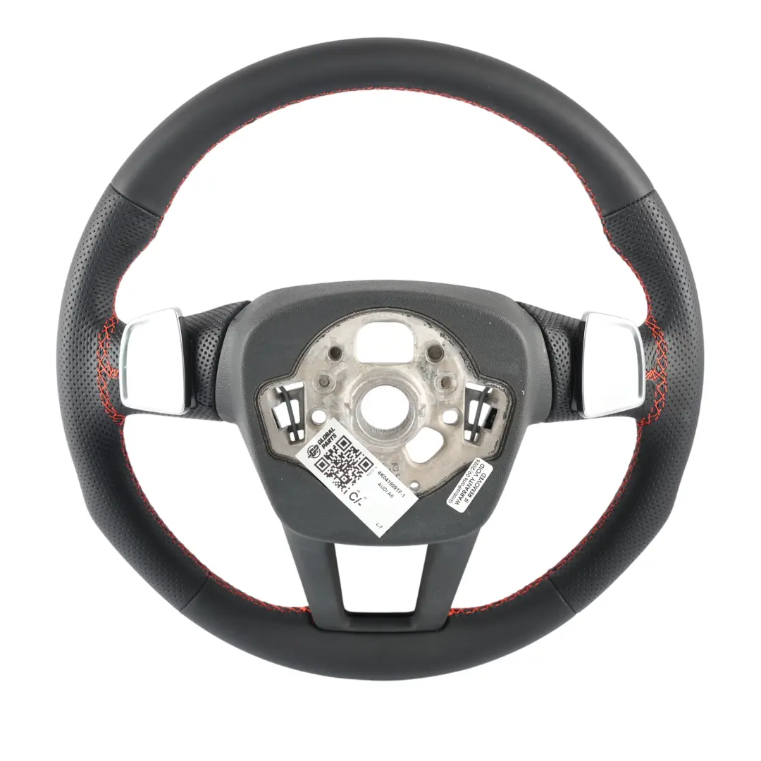 Nero Pelle S-Line Cambio al Volante per Audi A6 C8 A7 Volante con numero di parte 4K0419091F Audi A6 C8 A7 Volante Nero Pelle S-Line Cambio al Volante - SKU 4K0419091F-1 - Numero di parte 4K0419091F