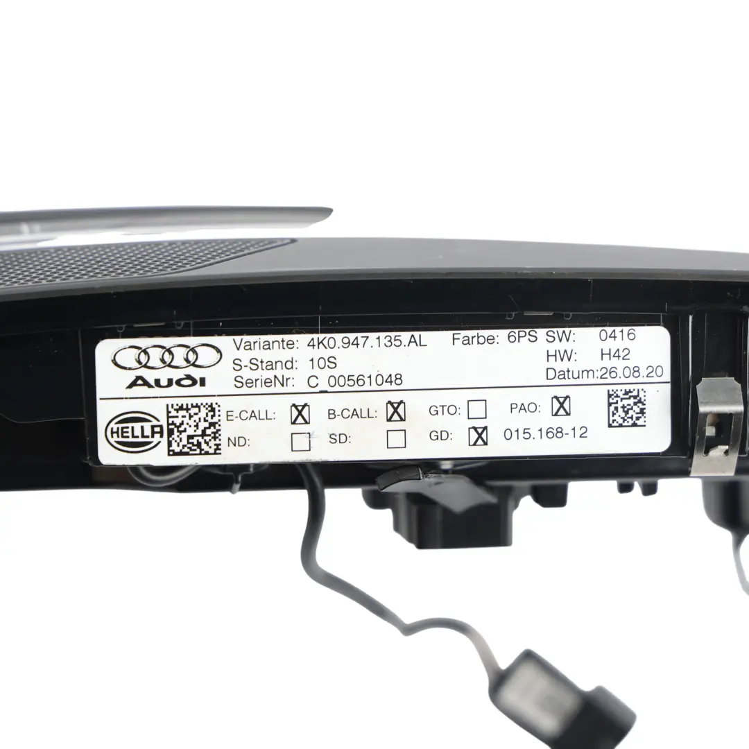 Audi A4 B9 A5 F5 A6 C8 Lampka Oświetlenia Wnętrza Przednia - SKU 4K0947135AL - Numer Części 4K0947135AL
