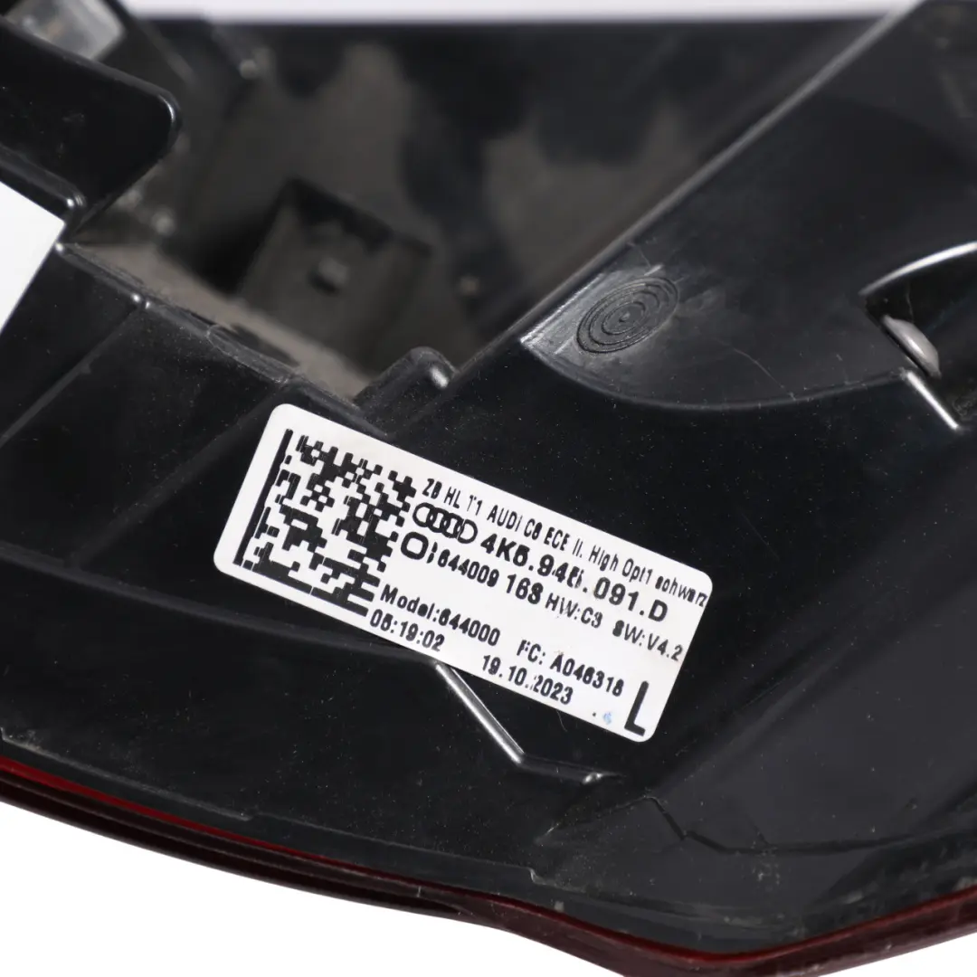 Audi A6 S6 C8 Rear Tailgate Boot Tail Light Lamp Inner Left N/S - SKU 4K5945091D-1 - Part number 4K5945091D