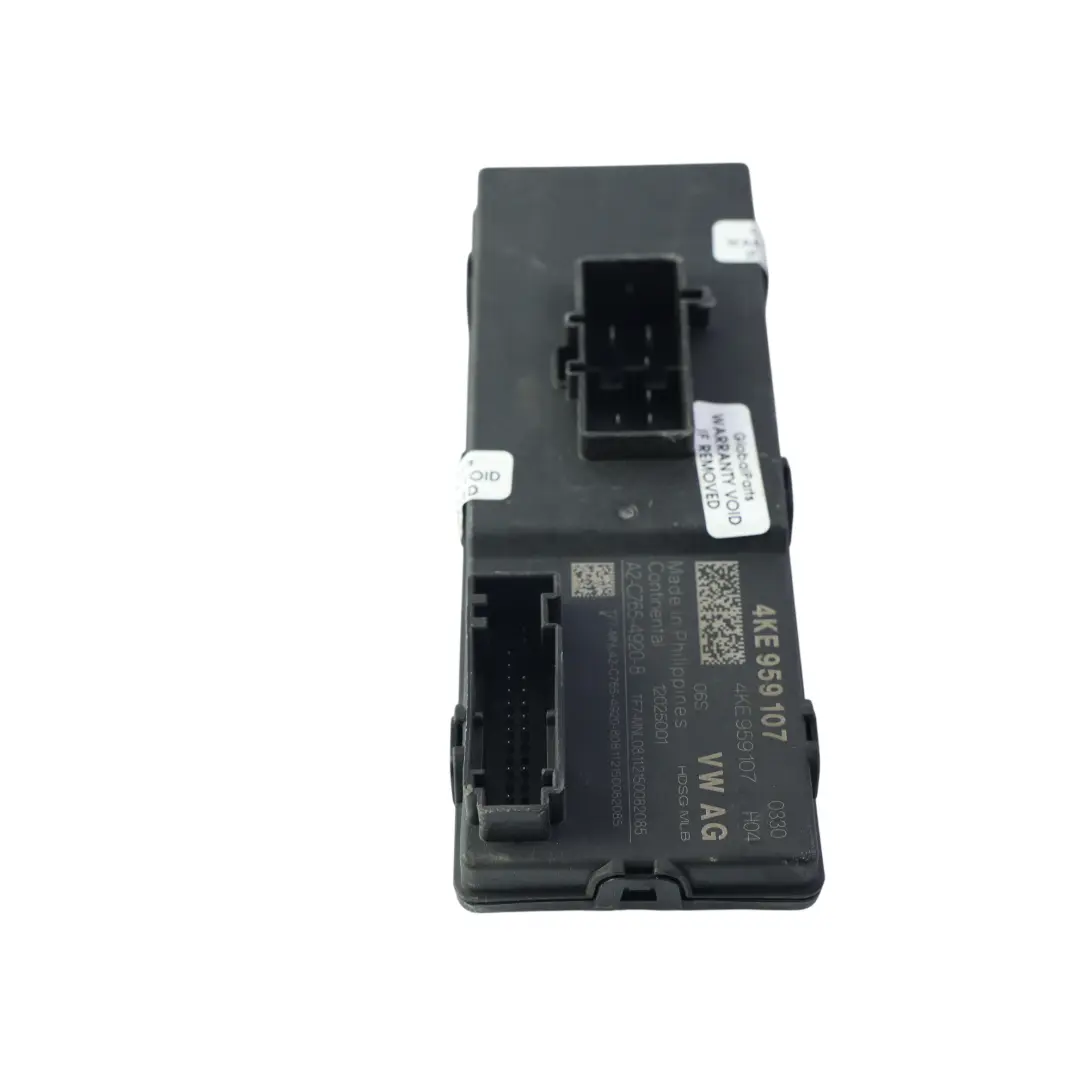 4M Module Contrôle Hayon Coffre pour Audi Q5 FY A5 F5 Q7 à propos du numéro de pièce 4KE959107 Audi Q5 FY A5 F5 Q7 4M Module Contrôle Hayon Coffre - SKU 4KE959107 - Numéro de pièce 4KE959107