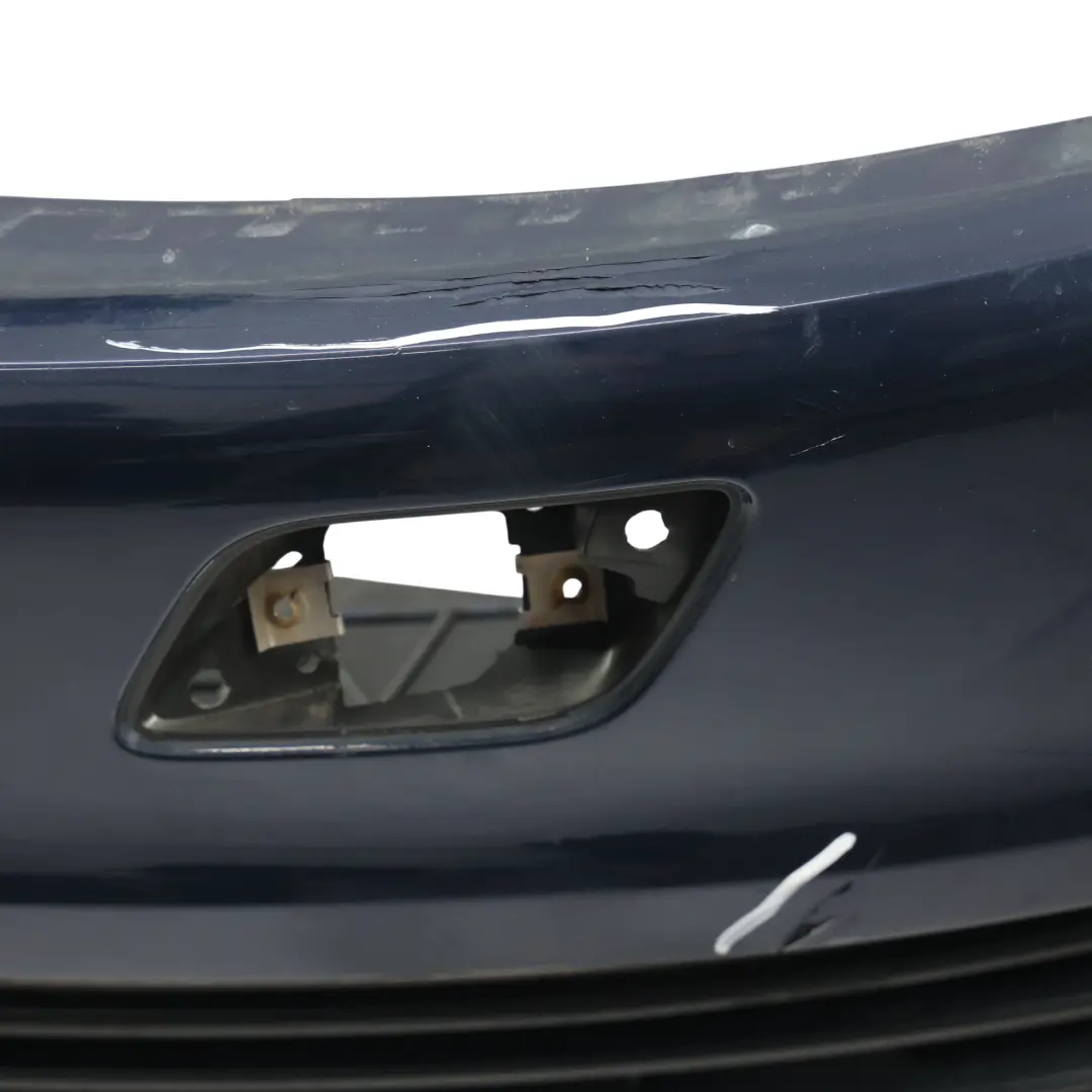 Mk1 Front Bumper PDC S-Line Mugello Blue Pearl Effect - Z5E to Audi Q7 4L with Part number 4L0807105E Audi Q7 4L Mk1 Front Bumper PDC S-Line Mugello Blue Pearl Effect - Z5E - SKU 4L0807105E-MUB - Part number 4L0807105E