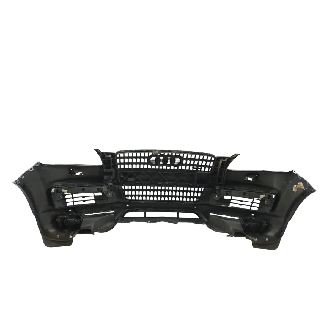 Mk1 Front Bumper PDC S-Line Mugello Blue Pearl Effect - Z5E to Audi Q7 4L with Part number 4L0807105E Audi Q7 4L Mk1 Front Bumper PDC S-Line Mugello Blue Pearl Effect - Z5E - SKU 4L0807105E-MUB - Part number 4L0807105E