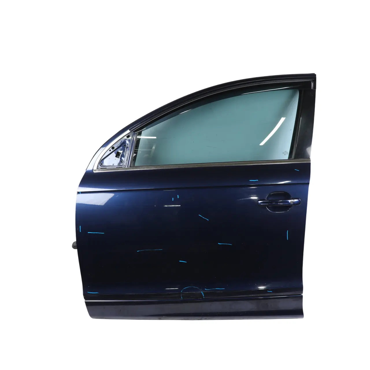 Audi Q7 4L Door Front Left N/S Covering Panel Mugello Blue Pearl Effect - Z5E