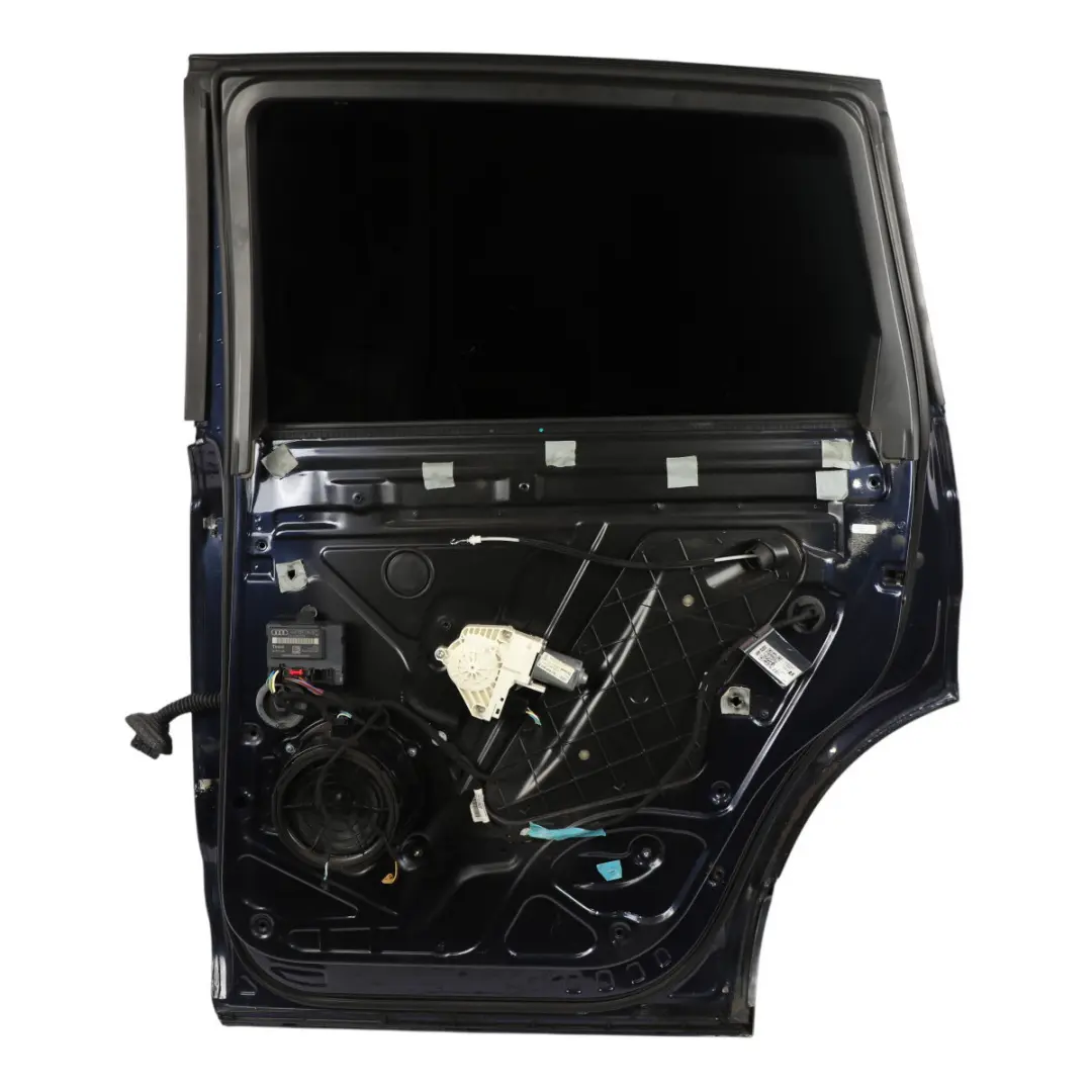Door Rear Right O/S Covering Panel Mugello Blue Pearl Effect - Z5E to Audi Q7 4L with Part number 4L0833052 Audi Q7 4L Door Rear Right O/S Covering Panel Mugello Blue Pearl Effect - Z5E - SKU 4L0833052-MUB1 - Part number 4L0833052