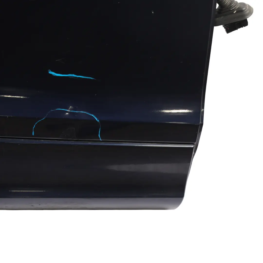 Door Rear Right O/S Covering Panel Mugello Blue Pearl Effect - Z5E to Audi Q7 4L with Part number 4L0833052 Audi Q7 4L Door Rear Right O/S Covering Panel Mugello Blue Pearl Effect - Z5E - SKU 4L0833052-MUB1 - Part number 4L0833052